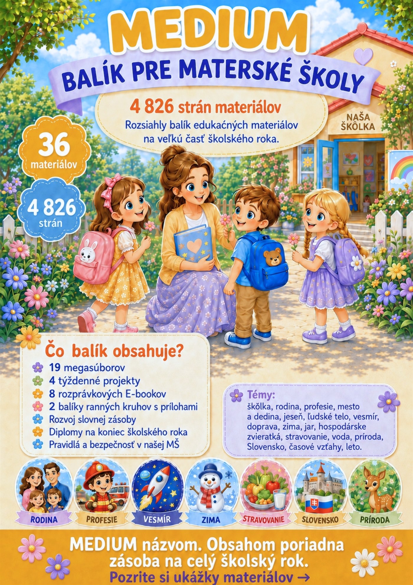 MEDIUM balík pre materské školy