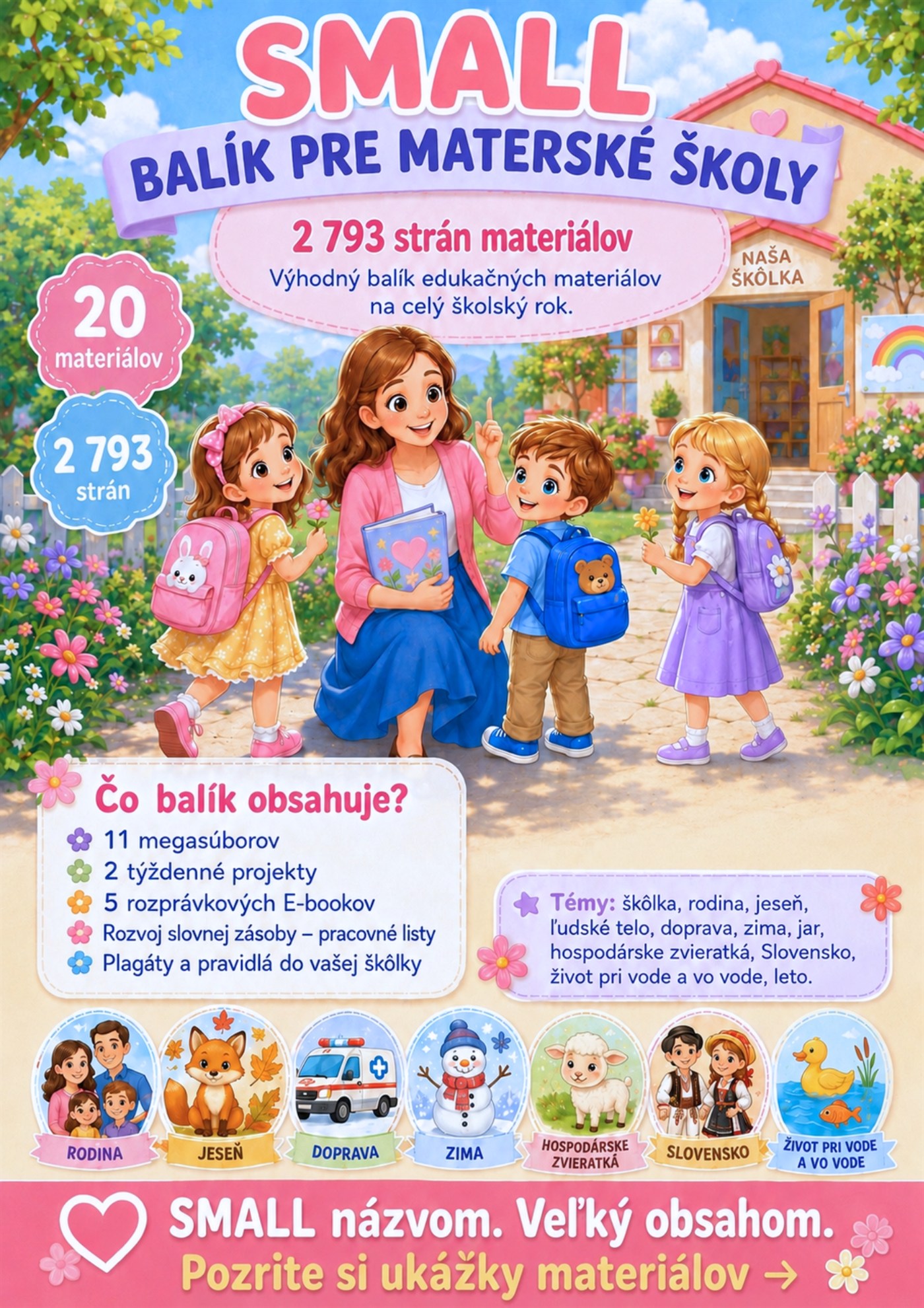 SMALL balík pre materské školy